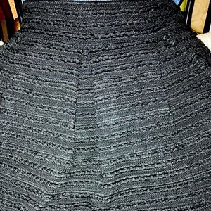 Ginger G Black “Chanel-esque” Mini Skirt Sz L